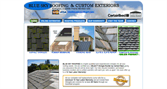 Desktop Screenshot of blueskyroofingvt.com
